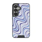 Stay Groovy - Samsung Galaxy S25 Case, Elite Dark (Magnetic) / Silver