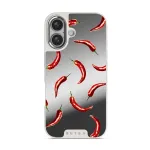 Hot Chilli - iPhone 16 Case, Elite Mirror Light (MagSafe) / Silver