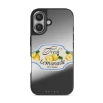 Frizzante - iPhone 16 Case, Elite Mirror Dark (MagSafe) / Silver