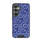Lisboa - Samsung Galaxy S25 Case, Elite Dark (Magnetic) / Silver