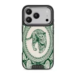Antique - iPhone 17 Pro Case, Elite Dark (MagSafe) / Silver