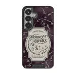 Moonlit Lovers - Samsung Galaxy S25 Case, Elite Dark (Magnetic) / Silver