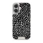 Night Sky - Dotted iPhone 16 Case, Elite Light (MagSafe) / Silver