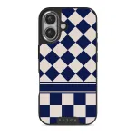 Check & Mate - iPhone 16 Plus Case, Elite Dark (MagSafe) / Silver