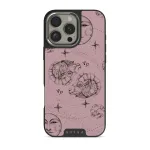 Capricorn - iPhone 16 Pro Case, Elite Dark (MagSafe) / Silver / Pink