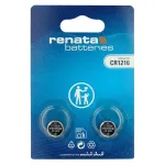Patareid &ndash; Renata CR1216 3 V liitiumpatareid, 2 tk.