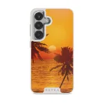 Golden Sky - Samsung Galaxy S25 Case, Elite Light (Magnetic) / Silver