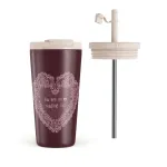 On My TBR - Travel Mug, 500 ml / Flap & Straw Set
