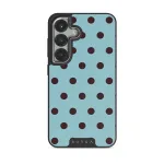 Aqua Mocha - Samsung Galaxy S25 Plus Case, Elite Dark (Magnetic) / Silver