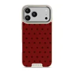 Red Velvet - iPhone 17 Pro Max Case, Elite Light (MagSafe) / Silver