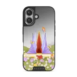 Sunrise - iPhone 16 Case, Elite Mirror Dark (MagSafe) / Silver