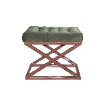 Pouf Hanah Home Capraz, vask Roheline, 50 x 42 x 40
