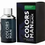 "Benetton Colors Man Black" eau de toilett, 100 ml (meestele).