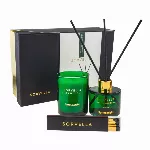 SORVELLA k&uuml;&uuml;nla ja pilliroo komplekt "Kevad&ouml;&ouml;" parf&uuml;&uuml;mipulgad 120ml + tikud 5tk + k&uuml;&uuml;nal 170g