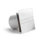 Sapho Cata E &ndash; teljeline vannitoaventilaator ajastiga E-100 GT, 8 W, 100 mm v&auml;ljalaskeava, valge 00900100