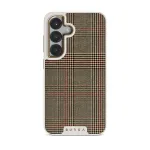 Favorite Coat - Plaid Samsung Galaxy S25 Case, Elite Light (Magnetic) / Gold
