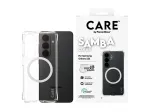 CARE by PanzerGlass Samba Case Transparent w. White Qi Samsung New Galaxy S26 | PanzerGlass