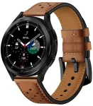 Leather Band for Samsung Galaxy Watch 4/ 5/ 5 Pro/ 6/ 7/ FE Brown