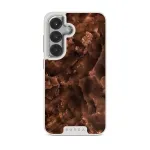 Toasted Chestnut - Brown Samsung Galaxy S25 Plus Case, Elite Light (Magnetic) / Silver