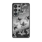 Hotshot - Samsung Galaxy S25 Ultra Case, Elite Mirror Dark (Magnetic) / Silver