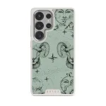 Aries - Samsung Galaxy S25 Ultra Case, Elite Light (Magnetic) / Silver / Turquoise