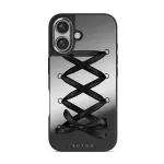 Forbidden - iPhone 16 Case, Elite Mirror Dark (MagSafe) / Silver