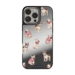 Monsieur - iPhone 16 Pro Max Case, Elite Mirror Dark (MagSafe) / Silver