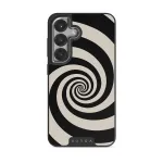 Rabbit Hole - Samsung Galaxy S25 Case, Elite Dark (Magnetic) / Silver