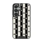 Queen's Court - Samsung Galaxy S25 Plus Case, Elite Dark (Magnetic) / Silver