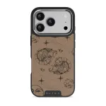 Capricorn - iPhone 17 Pro Case, Elite Dark (MagSafe) / Silver / Beige