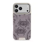 Cancer - iPhone 17 Pro Max Case, Elite Light (MagSafe) / Silver / Purple
