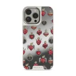 Sworn Hearts - iPhone 16 Pro Case, Elite Mirror Light (MagSafe) / Silver