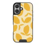 Lemon Tart - iPhone 16 Plus Case, Elite Dark (MagSafe) / Silver