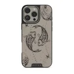 Pisces - iPhone 16 Pro Max Case, Elite Dark (MagSafe) / Silver / Nude