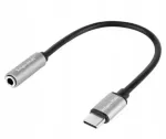 USB-C/3,5 mm adapter, 17,5 cm, h&otilde;bedane