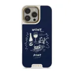 Wine & Dine - iPhone 16 Pro Max Case, Elite Light (MagSafe) / Gold