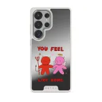 Like Home - Samsung Galaxy S25 Ultra Case, Elite Mirror Light (Magnetic) / Silver