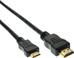 &bdquo;InLine&ldquo; HDMI Mini &ndash; HDMI-kaabel, 5 m, must (17455P)