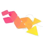 Nanoleaf Shapes Triangles Starter Kit NL47-6002TW-15PK nutikate RGBW LED-seina paneelide komplekt, 15 tk, &uuml;le 16 miljoni v&auml;rvi, 1200&ndash;6500 K, Wi-Fi