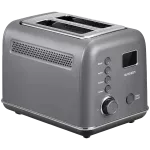 BUYDEEM 2 Slice Automatic Metal Toaster, model DT730E, color Ink Grey, EU