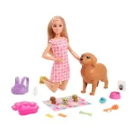 &bdquo;Barbie&ldquo; kutsikate s&uuml;nnikomplekt + nukk HCK75 /4