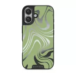 Funky Sensation - iPhone 16 &uuml;mbris, Elite Mirror (MagSafe) / Gunmetal