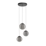 Domoletti VAN riputatav LED-valgusti, 3 &times; 20 cm, 24 W, must