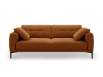 Velvet Sofa, "Lazio", 4 Seats, 221x102x86 Made in Europe