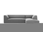 Velvet Modular Right Corner Sofa, "Siena", 4 Seats, 273x180x69 Made in Europe
