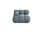 Velvet Modul Left, "Bellis", 1 Seat, 94x94x70 Made in Europe