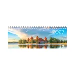 Stalini kalender &bdquo;Timer Memo Trakai&ldquo;, 290&times;105 mm, lamineeritud pappkaanega