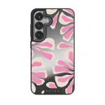 Aloha - Samsung Galaxy S25 Case, Elite Mirror Dark (Magnetic) / Silver