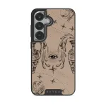Aquarius - Samsung Galaxy S25 Case, Elite Dark (Magnetic) / Silver / Beige