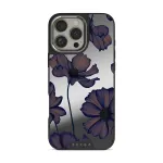 Velvet Night - iPhone 16 Pro Case, Elite Mirror Dark (MagSafe) / Silver